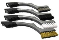 Picture of NZ BRUSH MINI REACH BRUSH WITH SOFT GRIP (BRASS)